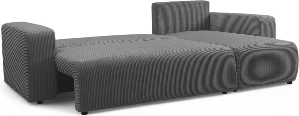 Colțar extensibil Avia Mini universal - grafit catifea reiată Lincoln 90