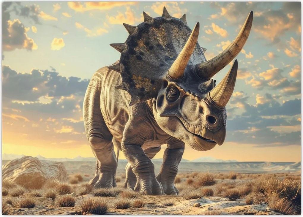 Tablou - Triceratops (70x50 cm)