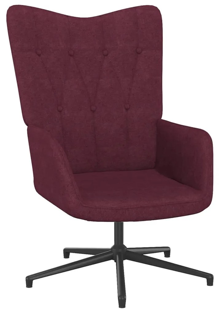 Scaun de relaxare, violet, material textil