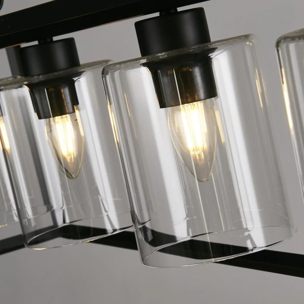 Lustra suspendata metal stil industrial decorativ Belle 5L