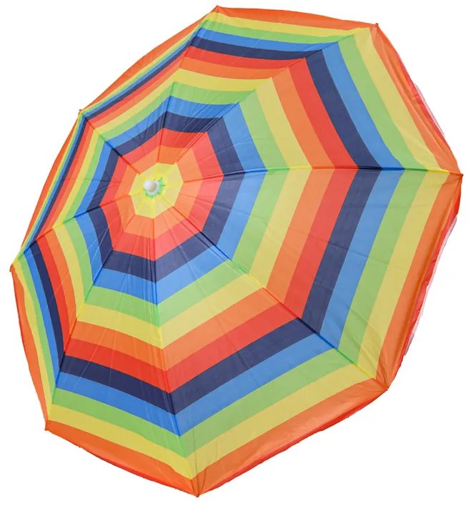 Umbrela de soare COLORFUL STRIPES 180 cm, colorat