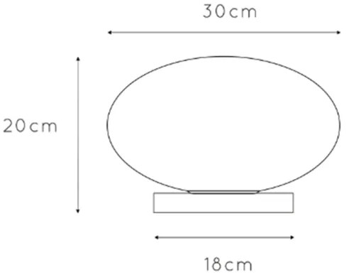 Lampă de masă ONLI JANET 1xE27/6W/230V d. 30 cm