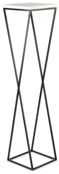 Suport de flori LOFT 100x24 cm negru/alb