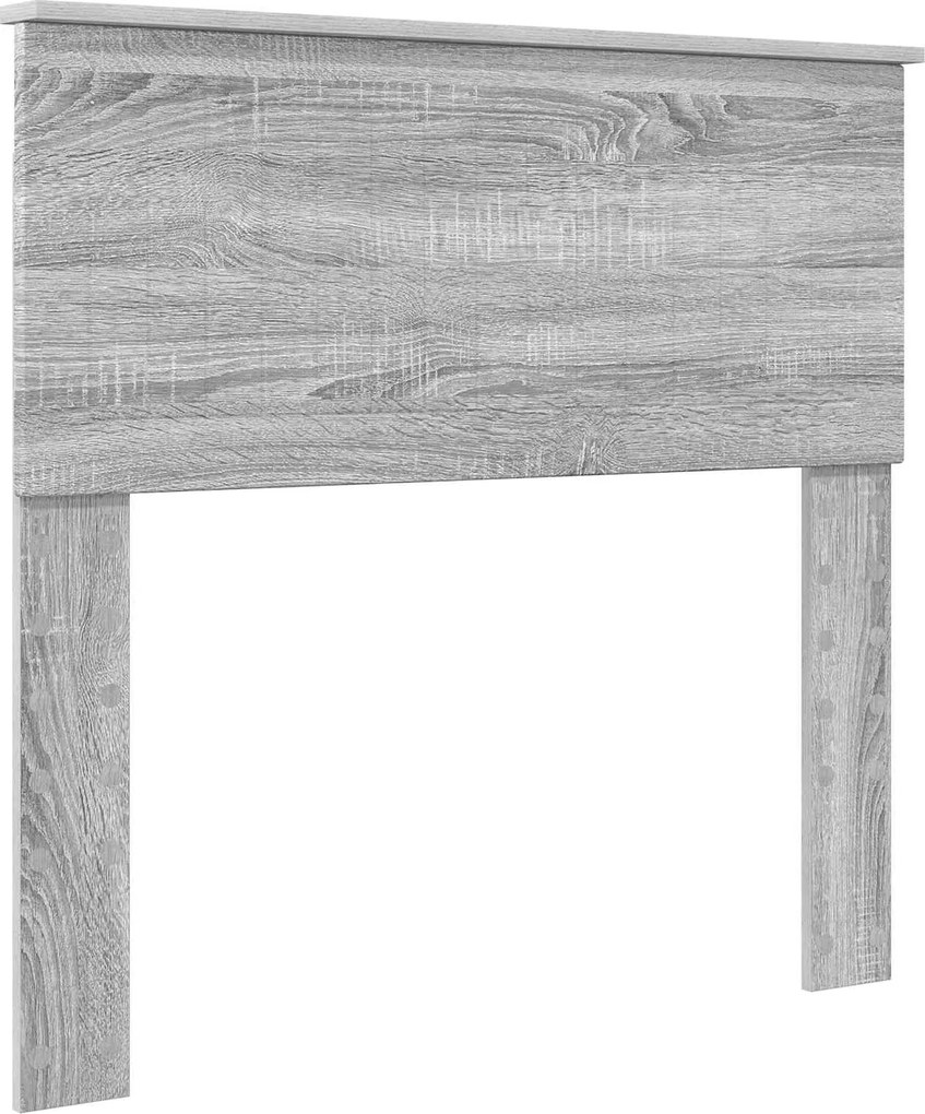 vidaXL Tăblie cap Gri Sonoma 90 cm Lemn compozit