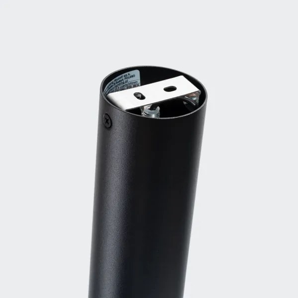 Spot Sollux SL.1409 NERO 1xGU10/10W/230V 22,5 cm negru/crom lucios