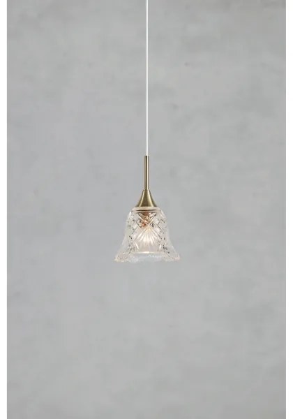 Markslöjd LUNA 109011 - Lampă suspendată pe cablu, 1xE14/40W/230V, alamă