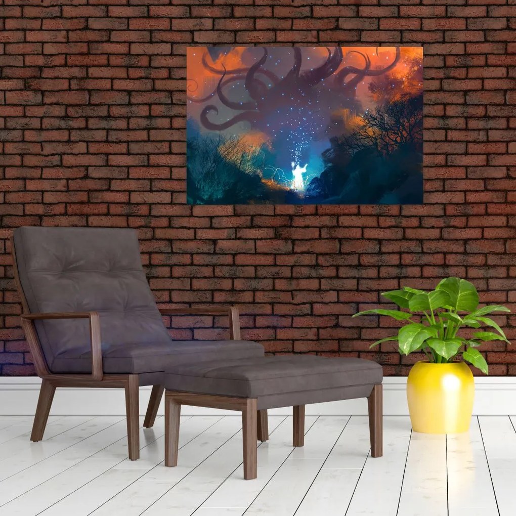 Tablou - Vrăjitorul magicean (90x60 cm)
