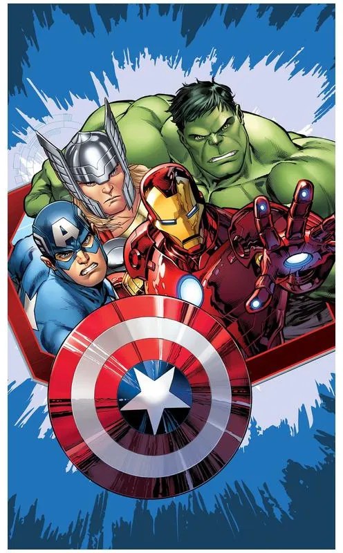 Avengers Dynamic Heroes prosop de mână, prosop de față, prosop 30x50 cm