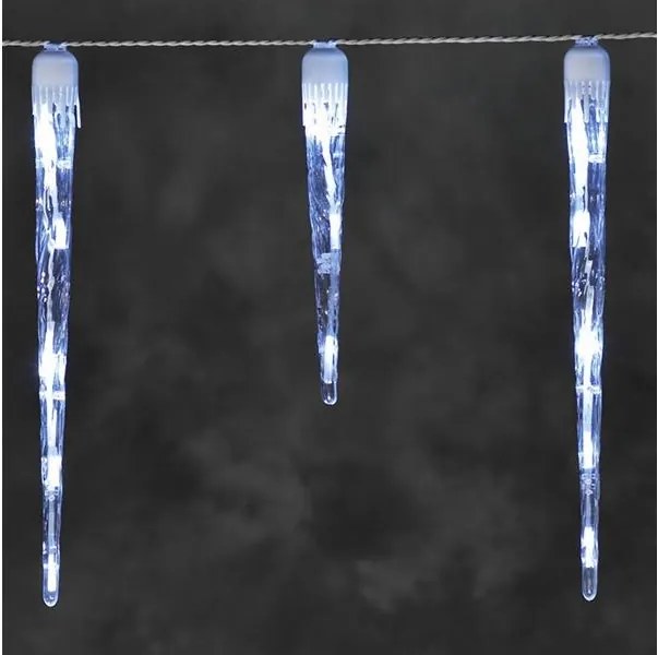 LED Lanț de crăciun exterior ICICLE 3,75 m 16xLED/230V/24V IP44 6000K