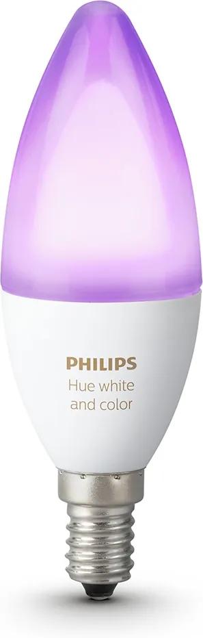 Bec LED RGB dimmabil Philips HUE WHITE AND COLOR AMBIANCE E14/6W/230V