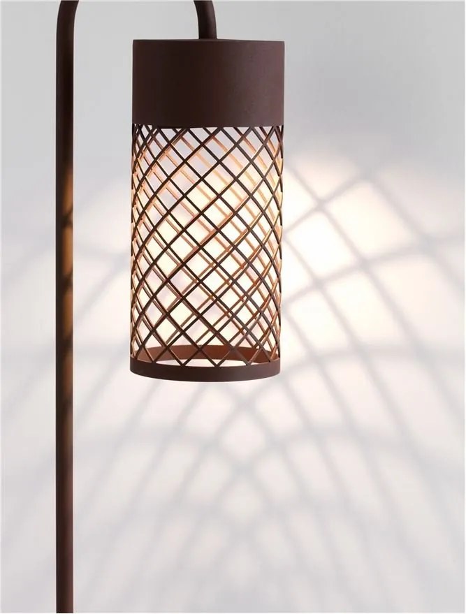 Stalp LED iluminat exterior IP65 MOTLEY H-70cm corten