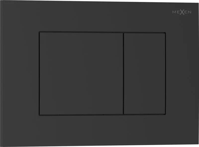 Mexen Tex 02 buton de spălare, negru mat - 6102-02