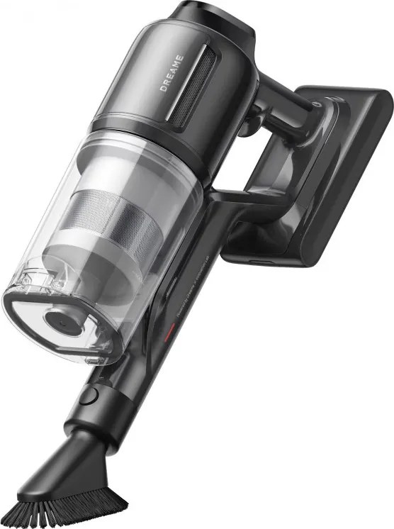 Aspirator vertical fara fir Dreame R20 Ultra AquaCycle, 200AW, 5 trepte , 0,35/0,4/0,6 L, 90 min, HEPA, Afisaj LCD, Motor fara perii, Negru