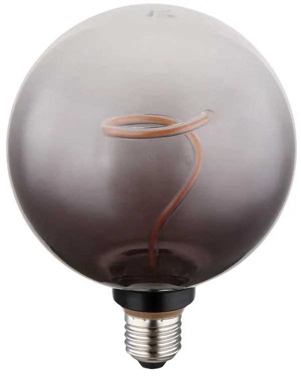 Bec decorativ fumuriu LED E27 4W 140lm 1800K
