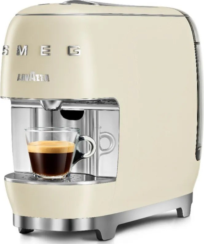 Espressor cu capsule SMEG Lavazza A Modo Mio LM200, 1250 W, 10 bar, 0,9 l, Incalzire rapida, Crem