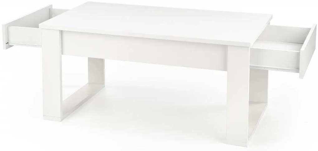 Masa de cafea dreptunghiulara Nea alba L110 cm