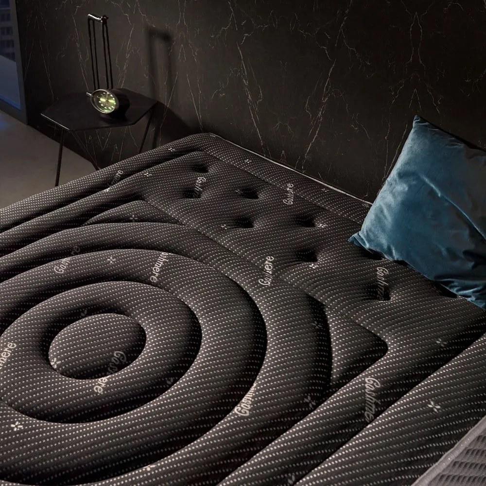 Saltea mediu-fermă/extra dură din spumă reversibilă 160x200 cm Premium Black Multizone – Moonia