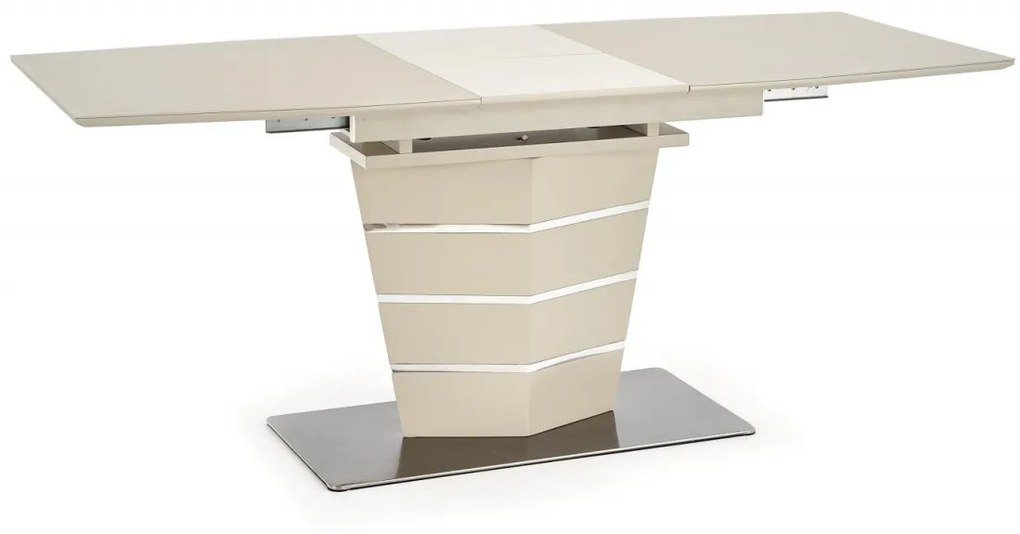 Masa extensibila Sorento bej - L 140-180 x l 80 x h 76 cm
