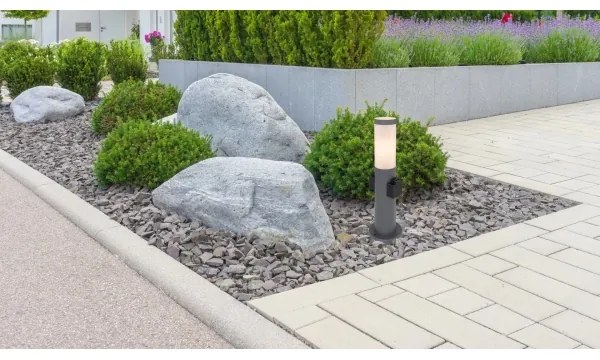 Lampă de exterior cu 2 prize Globo 3158AK BOSTON 1xE27/23W/230V IP44