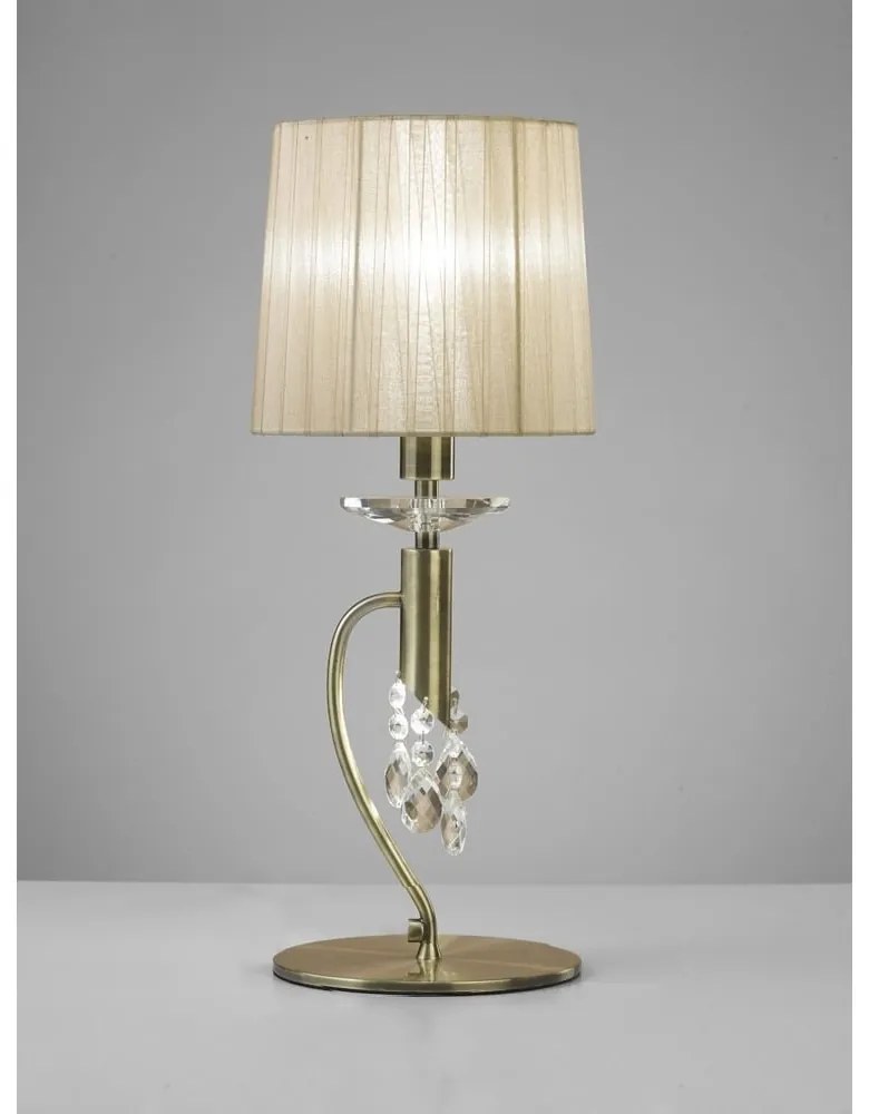 Veioza, Lampa de masa eleganta Tiffany alama antique/ abajur soft bronz