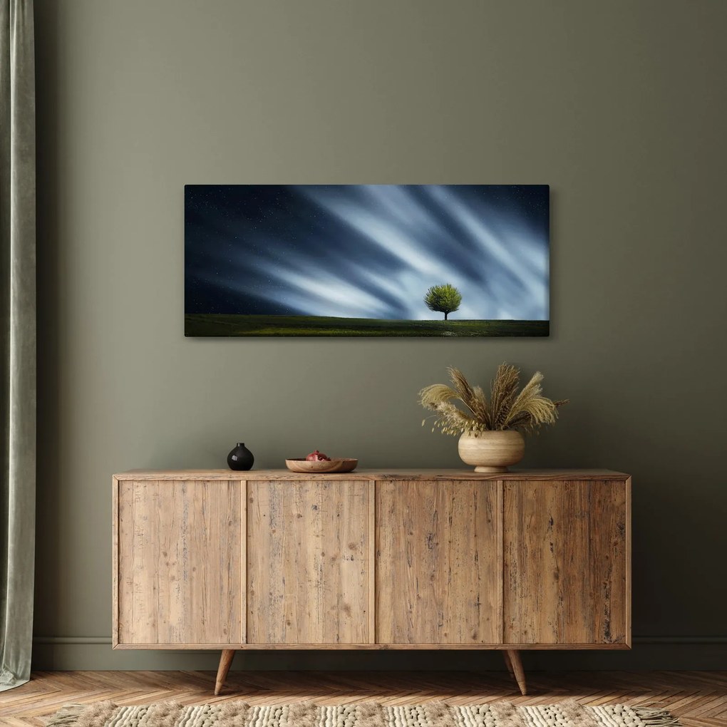 Tablou -Aurora boreală (120x50 cm)
