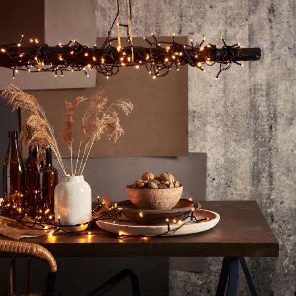 Eglo 410815 - Ghirlandă LED de exterior GOLDEN, 800 LED, 21 m, IP44, alb cald