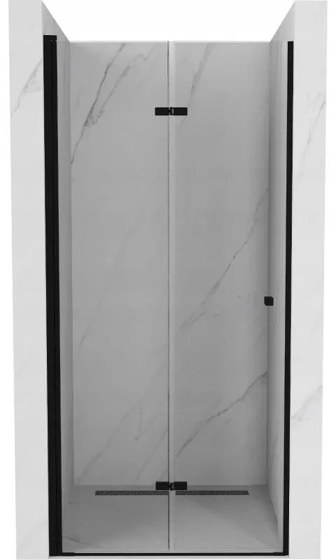 Mexen Lima ușă de duș pliabilă 90 cm, transparentă, neagră - 856-090-000-70-00