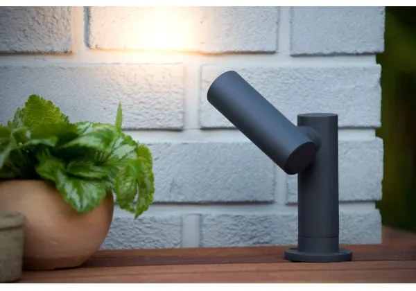 Lampă LED de exterior Lucide 27893/05/29 TATUM LED/5W/230V IP65 14 cm antracit