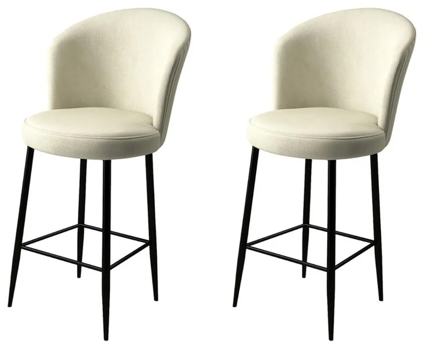 Set de scaune de bar Fora Cream, 2 buc., 2 buc.