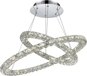 Pendul LED 64W crom-cristal Marilyn I Globo Lighting 67038-64