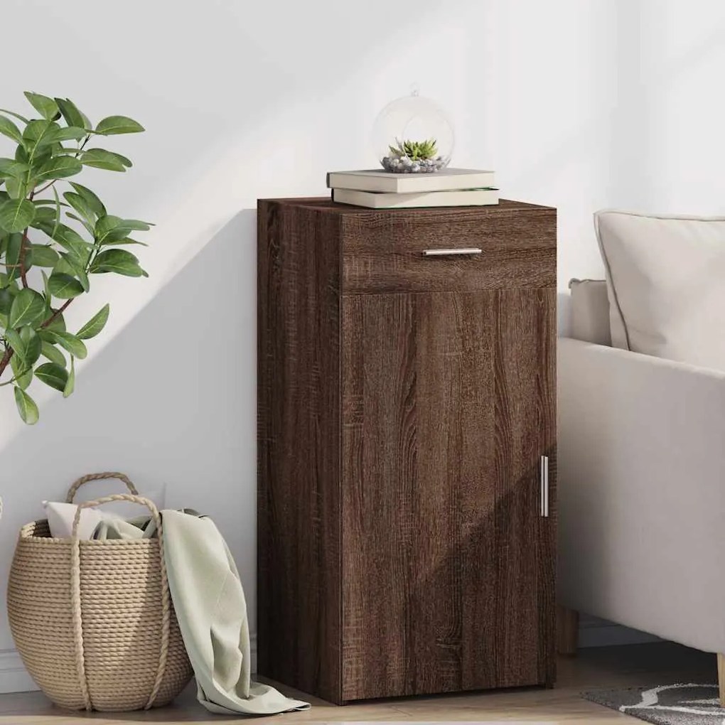 vidaXL Dulap, stejar maro, 45x42,5x93 cm, lemn prelucrat