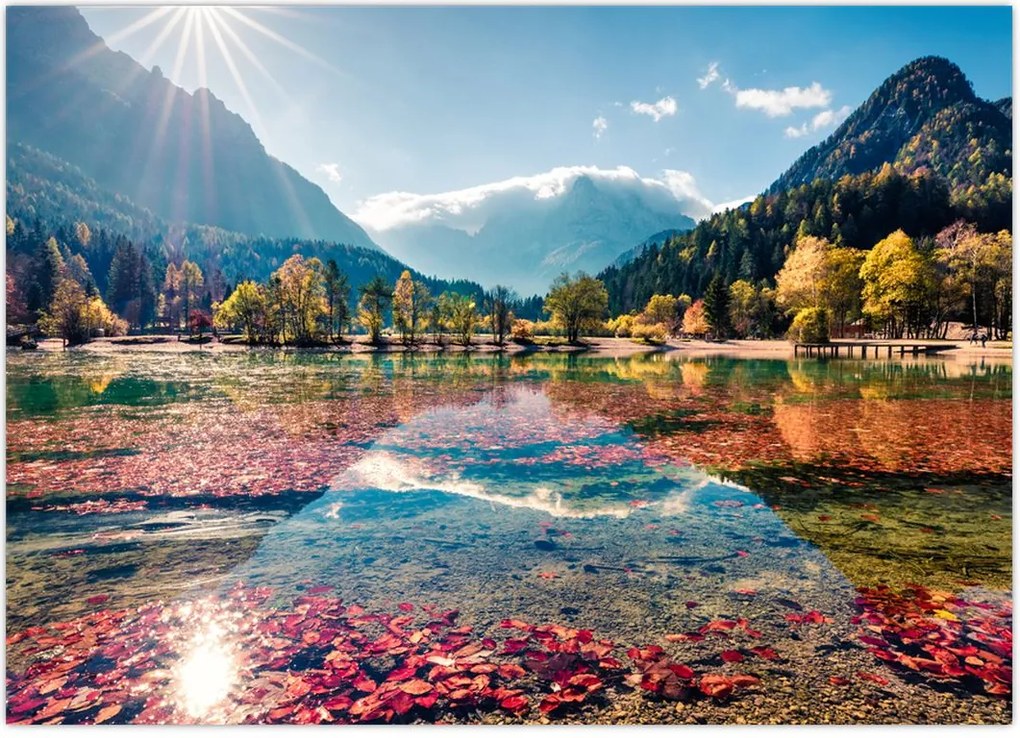 Tablou - Lacul Jasna, Gozd Martuljek, Alpii Iulieni, Slovenia (70x50 cm)