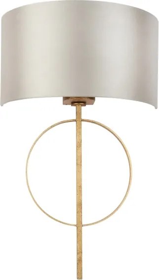 Endon 95210 - Lampă de perete 1xE27/10W/230V gri/alamă