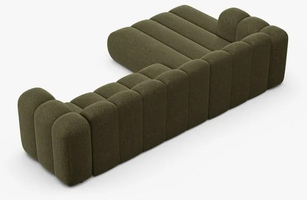 Coltar Lupine 4 locuri chenille Eden L290 cm