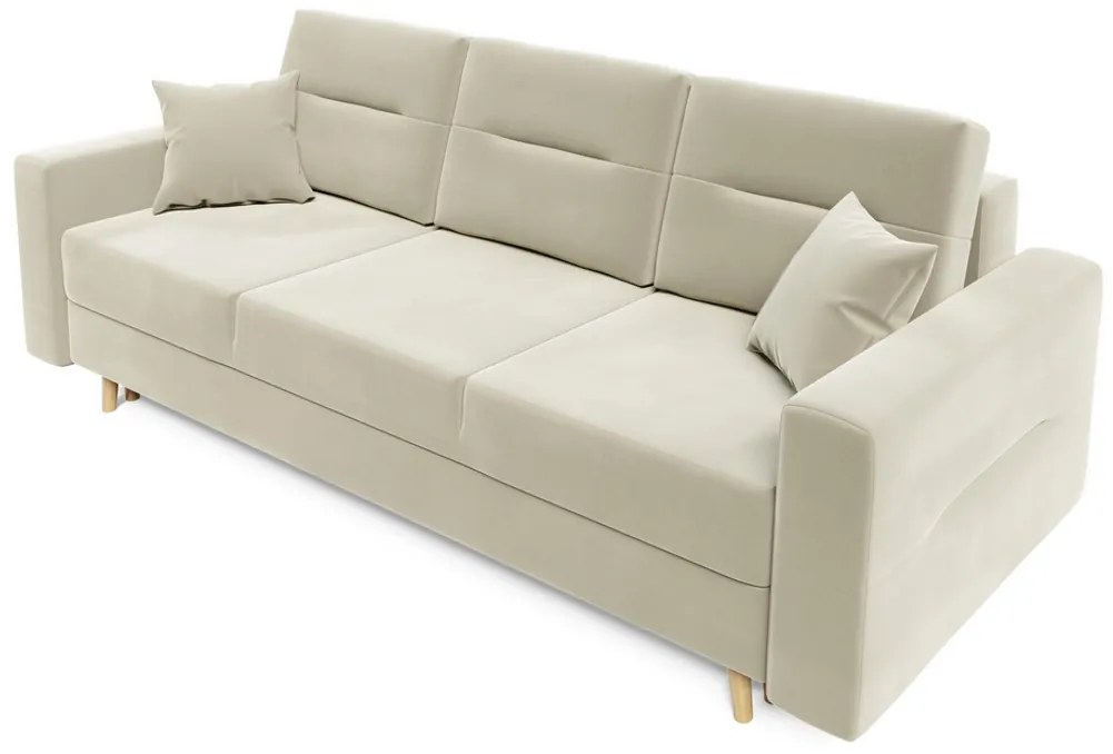 Supermobel Canapea extensibilă tapițată BERGEN, 230x87x87, itaka 16