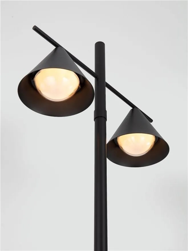 Stalp de exterior IP65 ORIX negru H-220cm