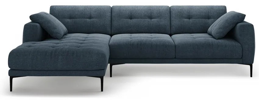 Colțar albastru închis (cu colț pe partea stângă/cu șezlong) Bemy – Micadoni