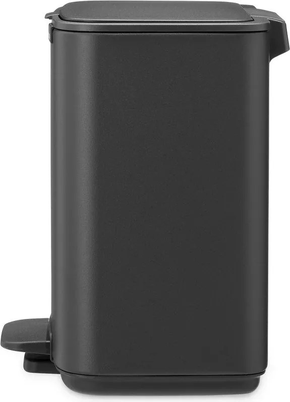 Coș de gunoi gri închis cu pedală din oțel 4 l Bo – Brabantia