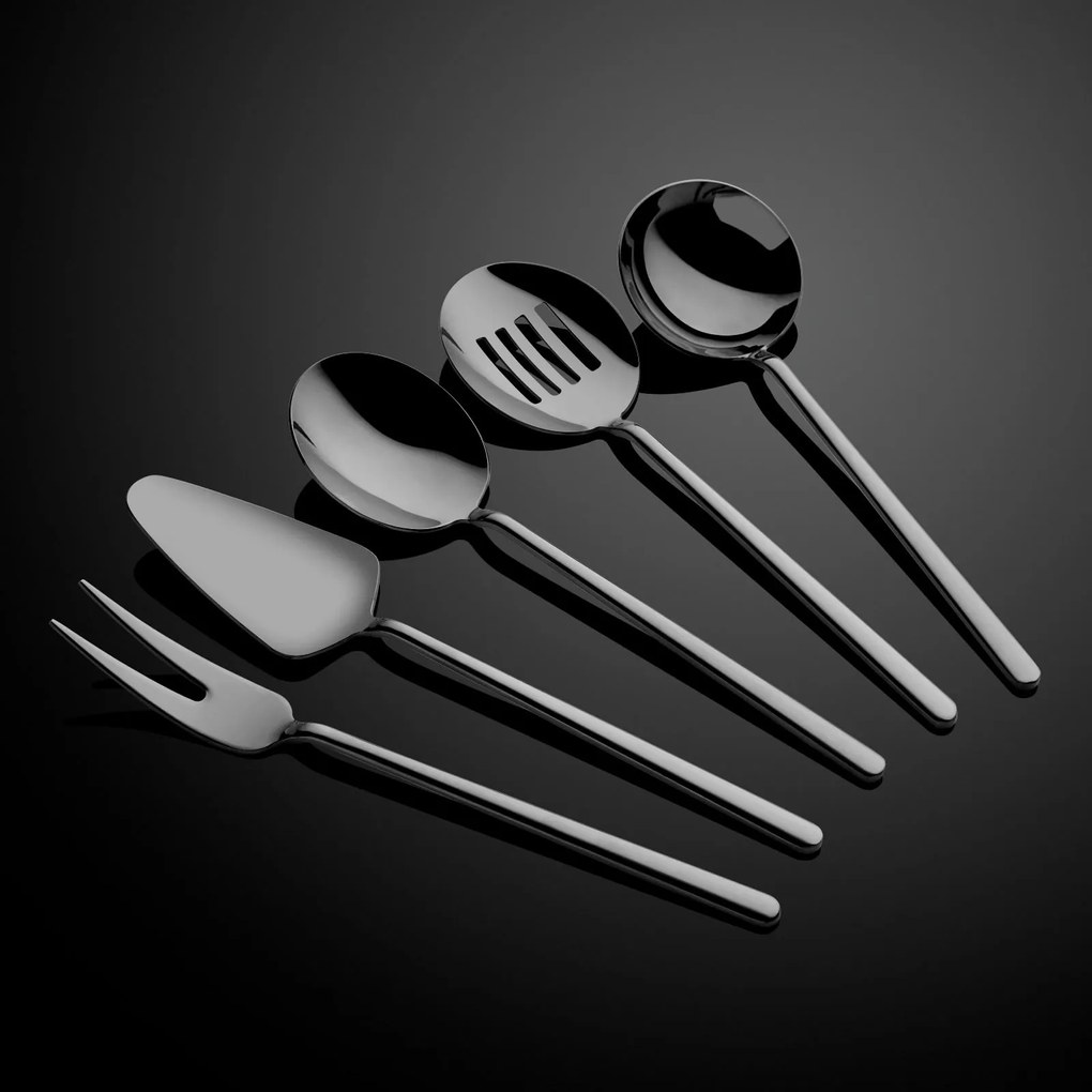 Set de servire (5 piese), Hermia, Culoare: Negru