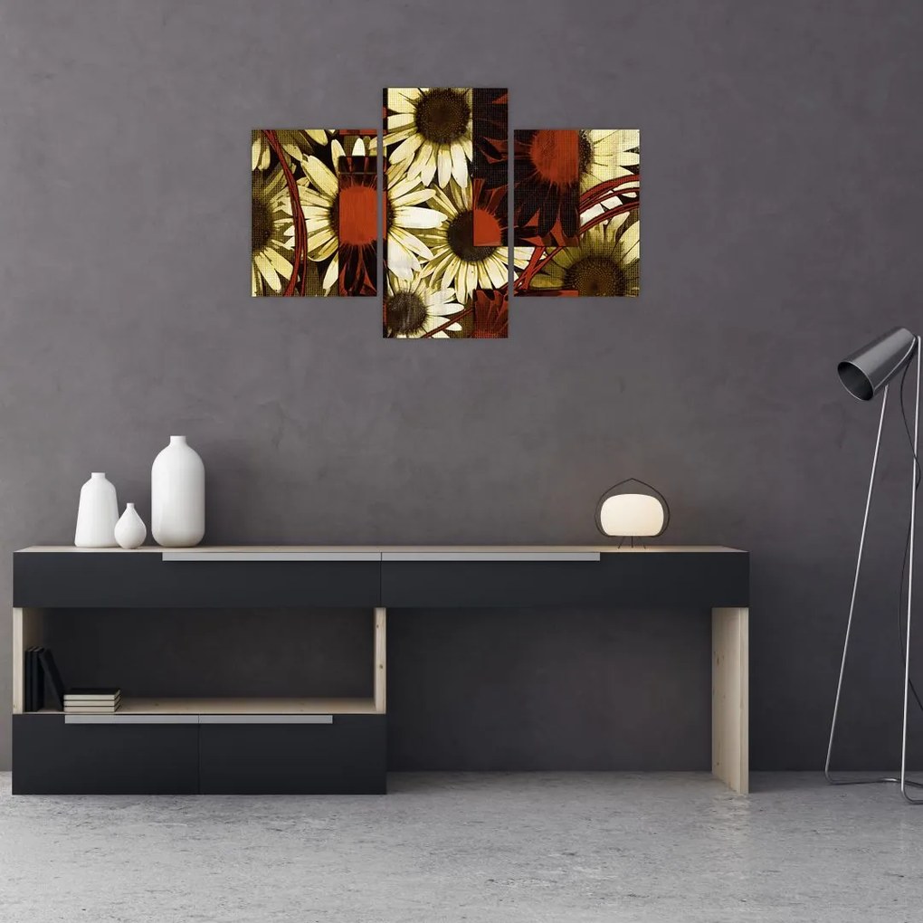 Tablou cu flori (90x60 cm)