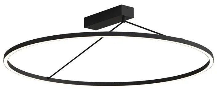 Plafoniera LED, Design Circular, 51W 3000K BLACK ZB-2563