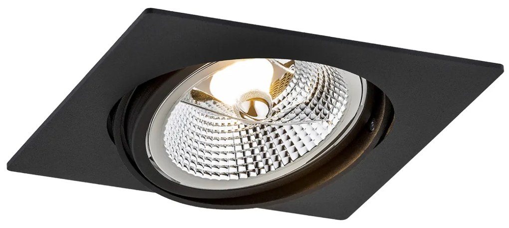 Spot incastrat directionabil tavan fals OLIMP PLUS 1 negru