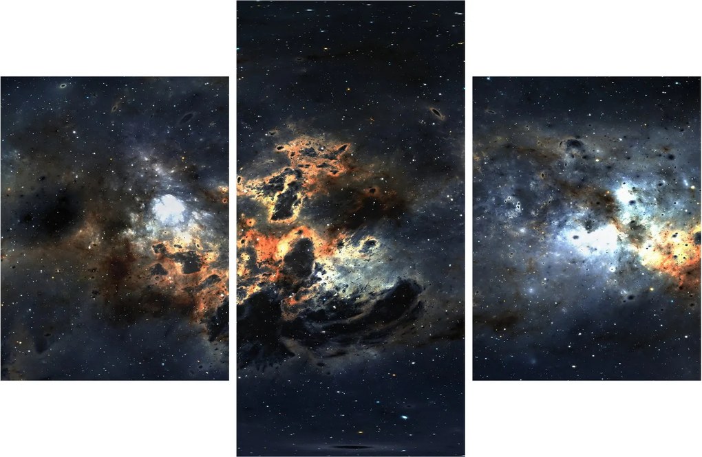 Tablou - Universul cu Nebula (90x60 cm)