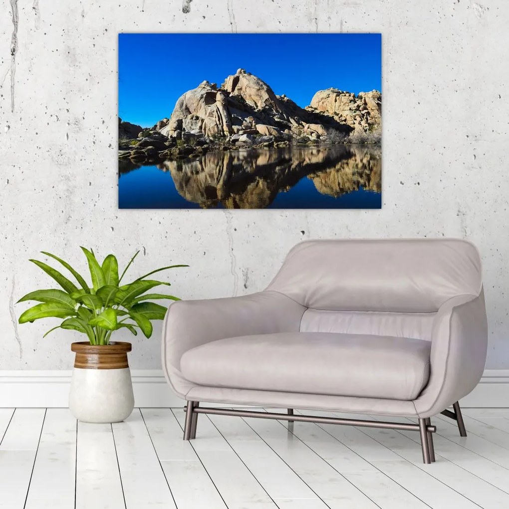 Tablou oglinzirea pietrelor (90x60 cm)