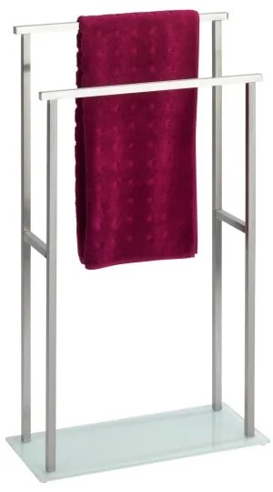WENKO DEBAR Suport pentru prosoape, 20 x 83 cm, inox satinat, alb - 23438100