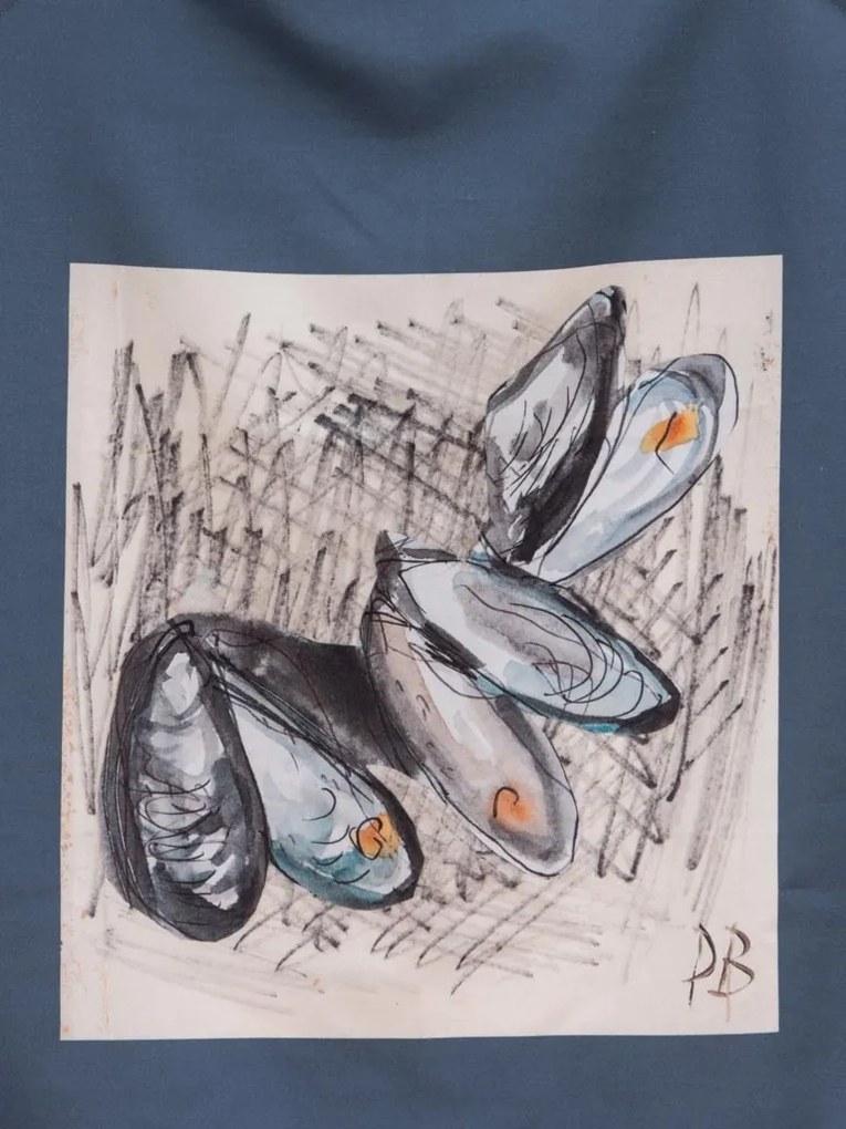 Sort de bucatarie, din material textil, Mussels