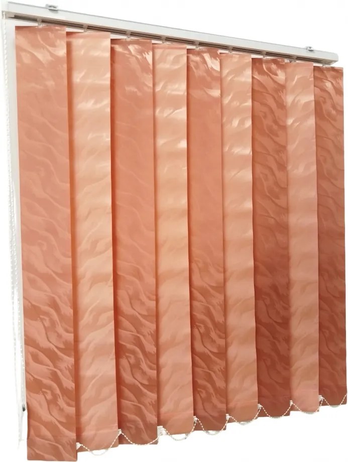 Jaluzele verticale BEATA 9609 / 9625 somon roz – jaluzele verticale moderne complete cu prindere tavan inclus