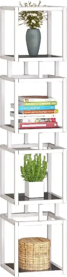 Biblioteca Art din metal culoare alb 150 cm