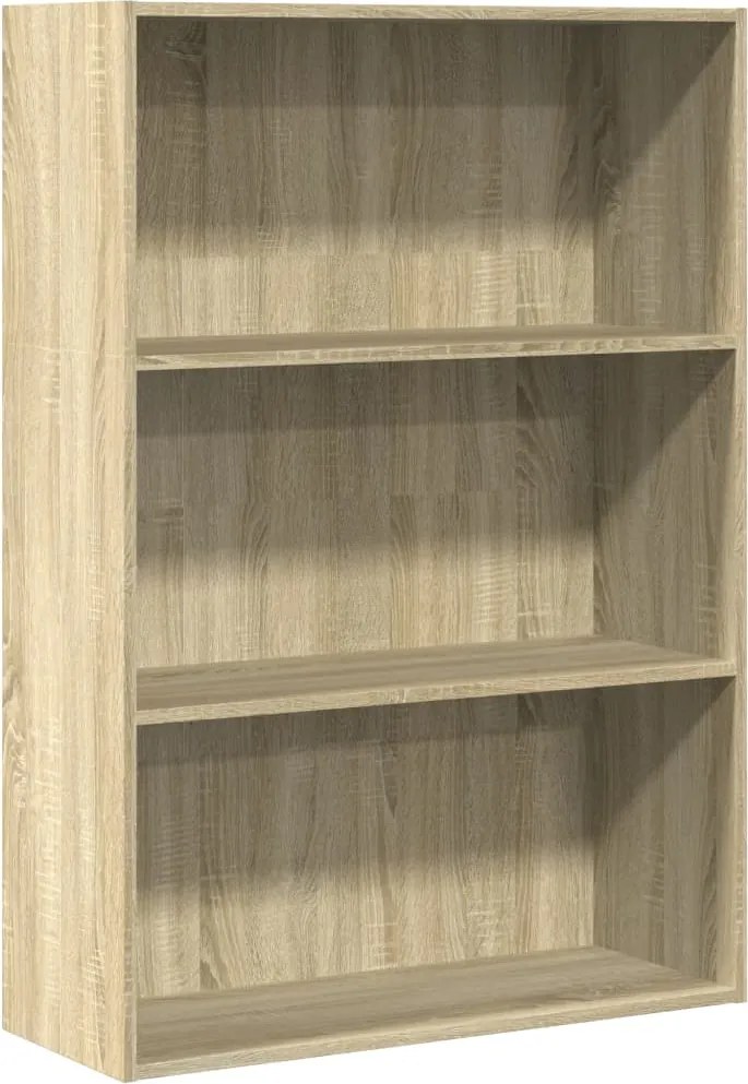 vidaXL Bibliotecă, stejar sonoma, 80x30x114 cm, lemn prelucrat