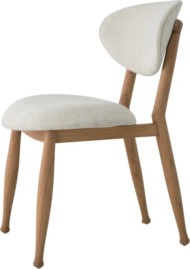 Scaun design elegant LUX Allston, sentier cream/ natur